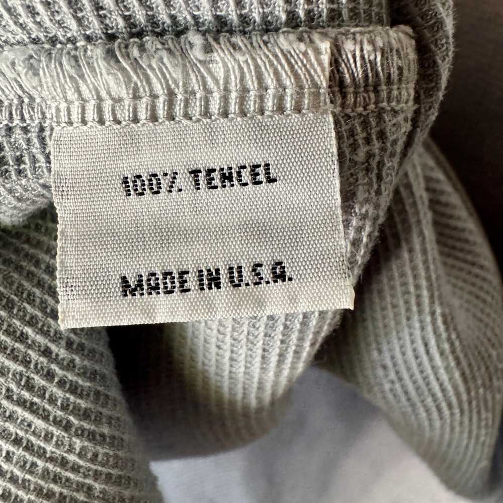 Bryn Walker Koryo Vest M Blue Gray Textured Side Tie Lagenlook Layering USA - Picture 9 of 11